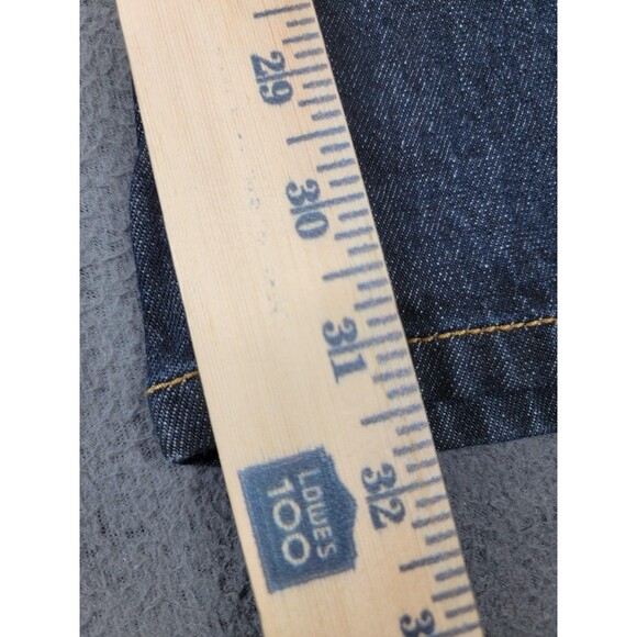 Diesel Larkee Straight Leg Jeans Mens 32x32 Blue Denim Stretch Dark Wash 009HF - Picture 3 of 16